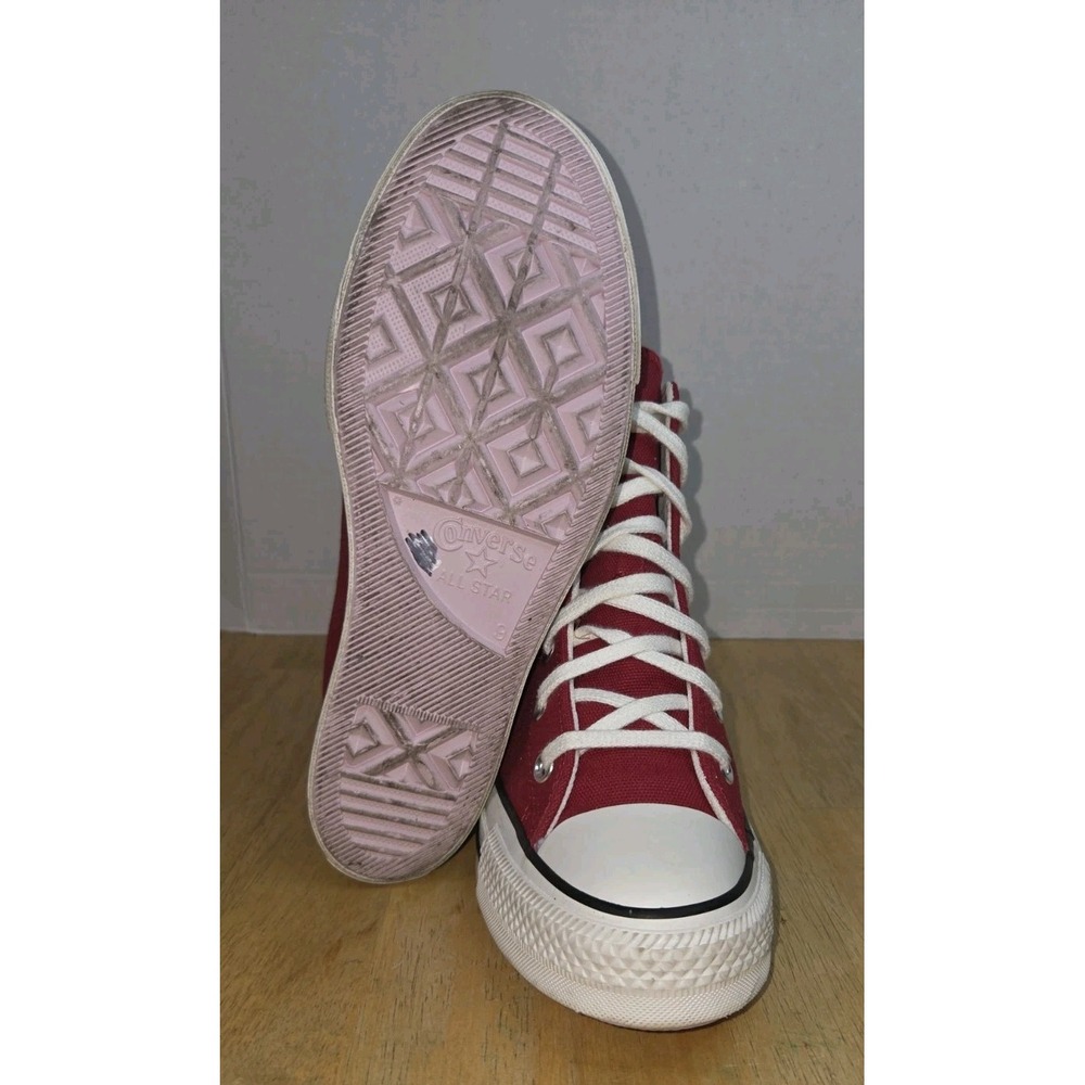 Converse Chuck Taylor All Star Wedge Platform High A12569C Red Womens 9 - Picture 8 of 11